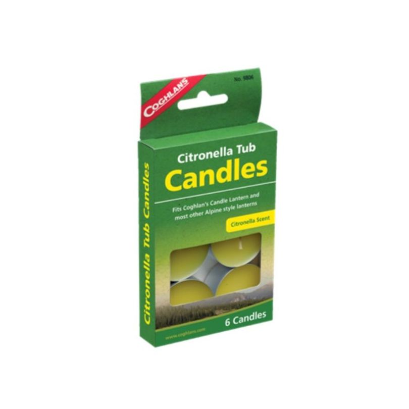 CANDLE,CITRONELLA 6 PK